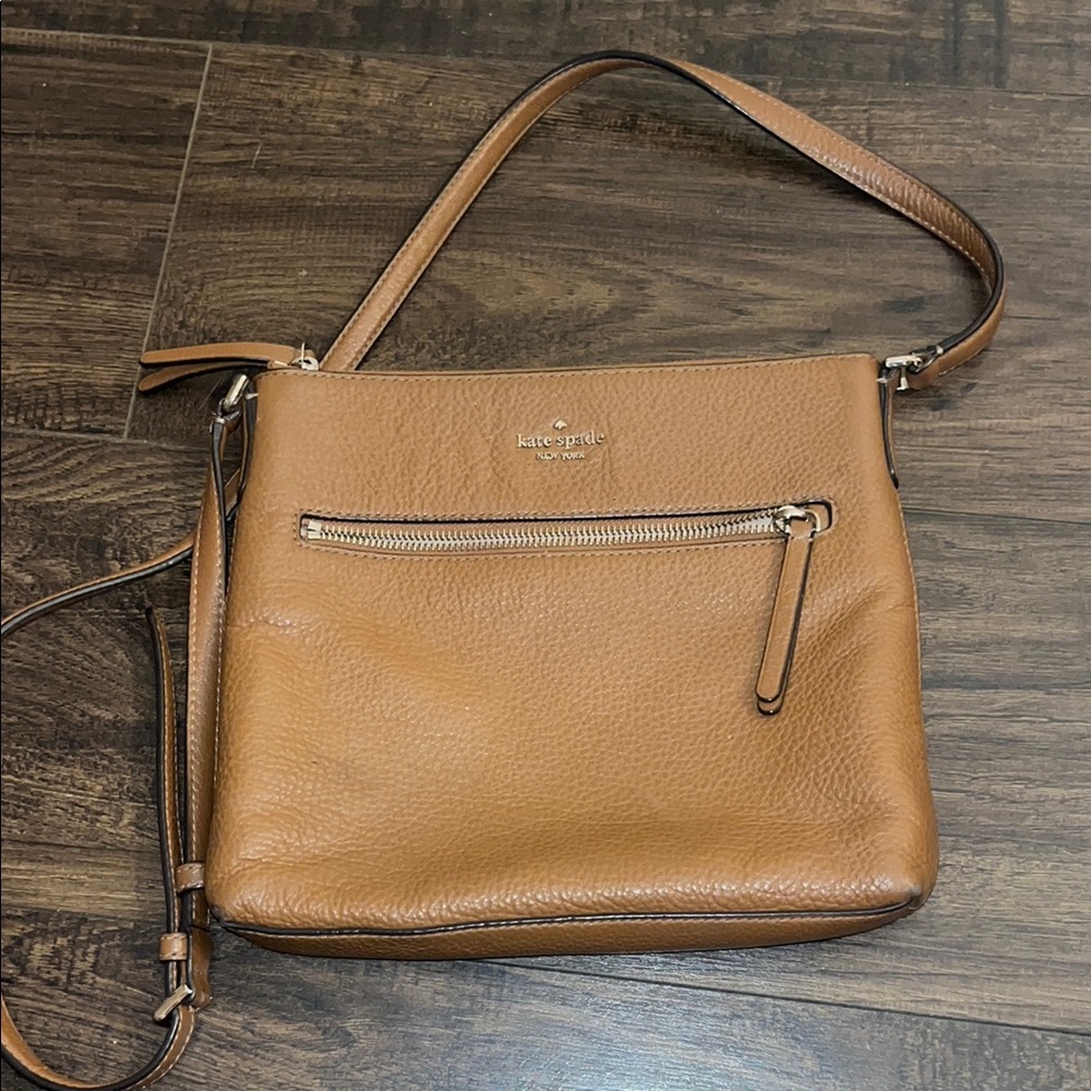Kate Spade Tan Leather Shoulder Bag